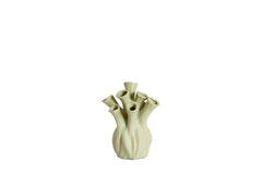 Vase deco Ø17,5x20 cm LYSET ceramics light green