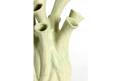 Vase deco Ø28,5x34,5 cm LYSET ceramics light green