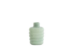 Vase Ø13,5x20,5 cm LUNETTE glass mint