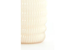 Vasija Ø15,5x30 cm LUNETTE vidrio crema