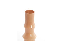 Vaas Ø19x50 cm FIORENZA glas karamel