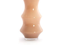 Vaas Ø19x50 cm FIORENZA glas karamel