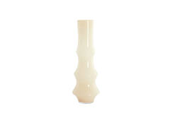 Vaas Ø23,5x70 cm FIORENZA glas crème
