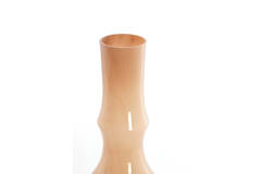 Vase Ø23,5x70 cm FIORENZA glass caramel