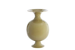 Vase deco Ø45x71 cm BOLULLA shiny olive green