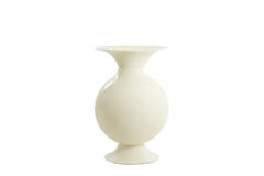 Vase deco Ø45x71 cm BOLULLA shiny cream