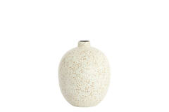 Vaas deco Ø28x34 cm ORXETA terrazzo crème