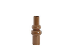 Vase deco Ø15x36 cm IRISSA caramel