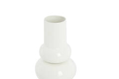 Vase deco Ø19x43 cm IRISSA cream