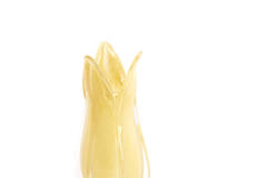 Vase Ø14x28 cm EVINA glass beige