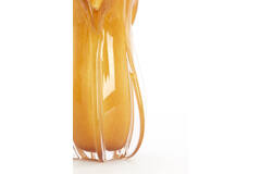 Vase Ø14x28 cm EVINA glass caramel