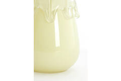 Vase Ø19,5x26,5 cm LYSIRA glass light yellow