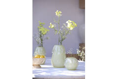 Vase Ø19,5x26,5 cm LYSIRA glass light yellow