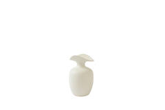 Vase deco 17x16x28 cm MARILLO ceramics cream