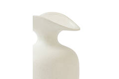 Vase deco 17x16x28 cm MARILLO ceramics cream