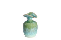 Vase deco 17x16x28 cm MARILLO ceramics green+light blue