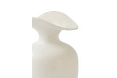 Vase deco Ø14x21 cm MARILLO ceramics cream