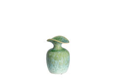 Vase deco Ø14x21 cm MARILLO ceramics green+light blue