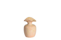 Vase deco Ø14x21 cm MARILLO ceramics light peach