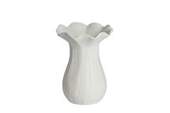 Vase deco Ø23,5x30,5 cm ZENORA ceramics matt cream