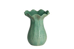 Vase deco Ø23,5x30,5 cm ZENORA ceramics matt green