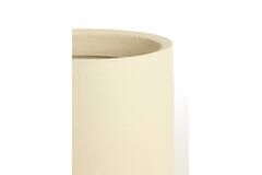 Pot deco S/3 Ø30x46+Ø40x55+Ø52x71 cm SIROLO cream