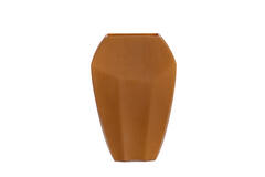 Vase 30x16x44,5 cm VIONNA glass caramel