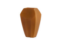 Vase 30x16x44,5 cm VIONNA glass caramel