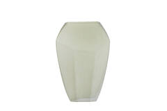 Vase 30x16x44,5 cm VIONNA glass olive green