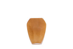 Vase 25x12,5x33,5 cm VIONNA glass caramel