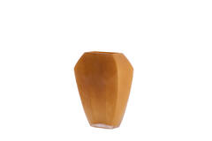 Vase 25x12,5x33,5 cm VIONNA glass caramel