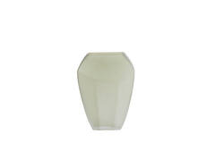 Vase 25x12,5x33,5 cm VIONNA glass olive green