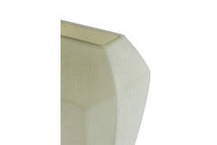 Vase 25x12,5x33,5 cm VIONNA glass olive green
