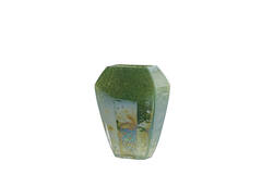 Vase 25x12,5x33,5 cm VIONNA glass dark green lustre