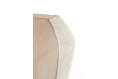 Vase 25x12,5x33,5 cm VIONNA glass light brown