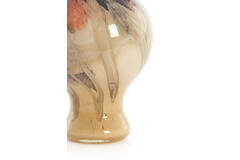 Vase Ø19x40 cm JORVEN glass red+taupe