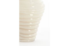 Vase Ø18x25 cm FENLOR glass cream
