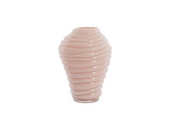 Vase Ø18x25 cm FENLOR glass light pink