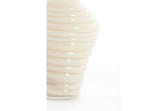 Vase Ø13x18 cm FENLOR glass cream