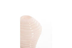 Vase Ø13x18 cm FENLOR glass light pink