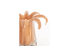 Vase Ø24x19 cm AVENIA glass caramel