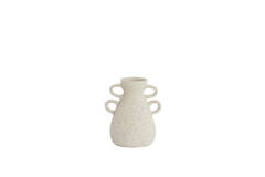 Vase deco Ø26x30 cm ZEPHAN matt cream