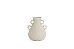 Vase deco Ø28,5x35 cm ZEPHAN matt cream