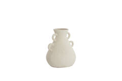 Vase deco Ø28,5x35 cm ZEPHAN matt cream
