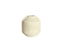 Pot deco 34,5x31,5x37,5 cm NORIC matt cream