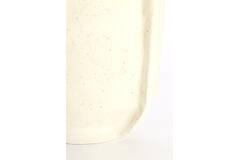 Pot deco 34,5x31,5x37,5 cm NORIC matt cream