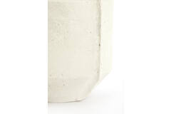 Pot deco 35x32x57 cm NORIC matt cream