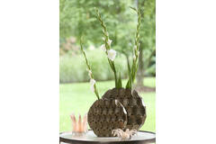 Vase deco 32x9x33 cm ORLAN gold