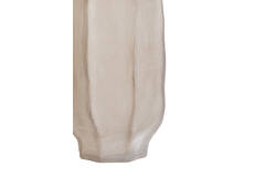 Vase Ø20,5x38 cm TEJEDA glass light brown