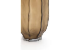 Vase Ø20,5x38 cm TEJEDA glass matt dark brown